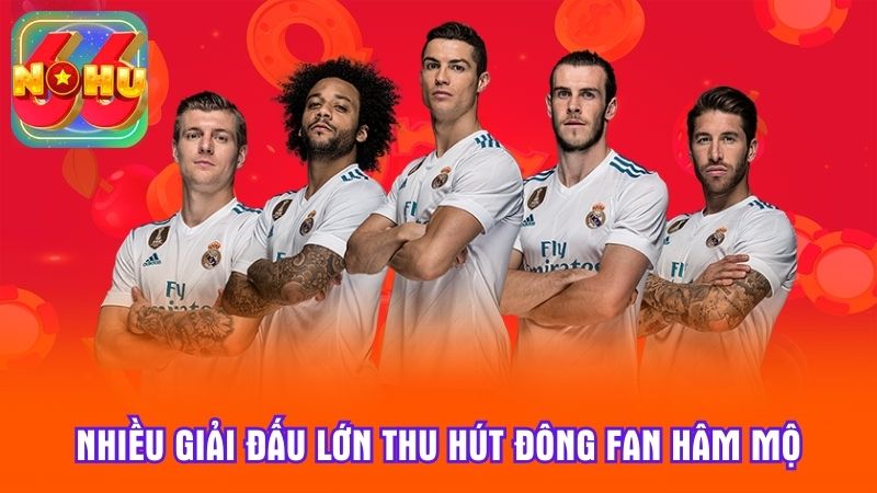 Nhiều giải đấu lớn thu hút đông fan hâm mộ