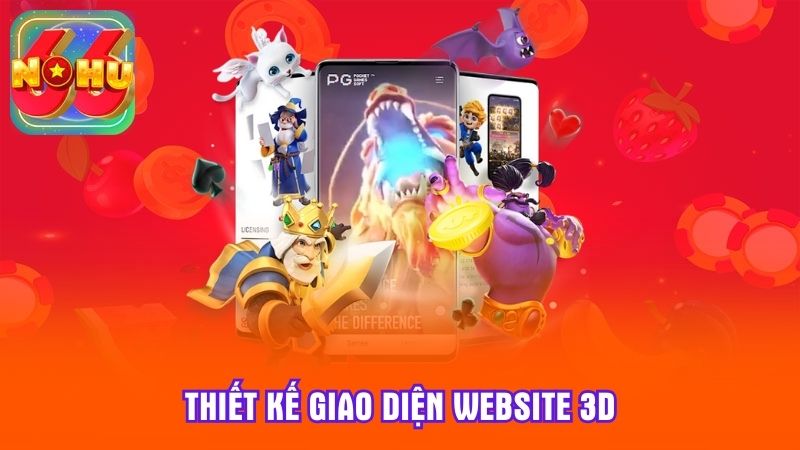 Thiết kế giao diện website 3D